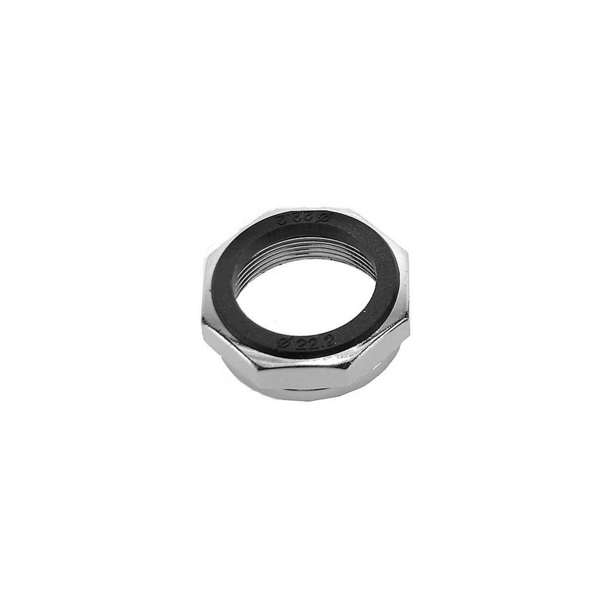 2 Dadi A Stella Per Sterzo Forcella Bici - Diametro 1 1/8 Pollice, Nero, Acciaio