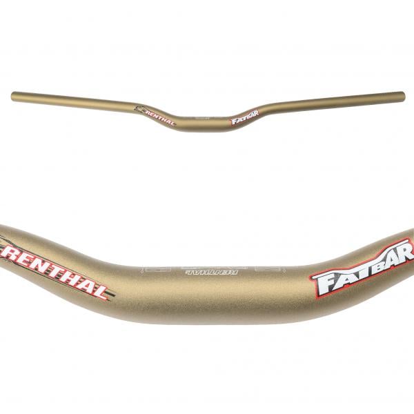 Renthal Fatbar 35 X 800Mm Rise 20Mm Gold REM157AG Mountain Bike Handlebar