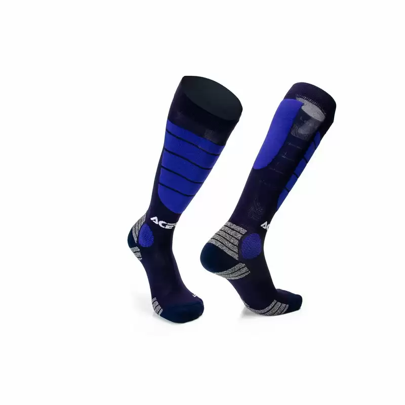 Calze Protettive MX Impact Blu Taglia S/M - image