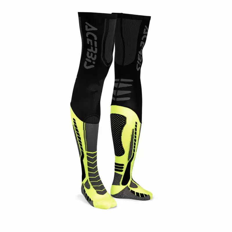 Calze MTB X-leg Pro Nero/Giallo Taglia S/M (39-41) - image