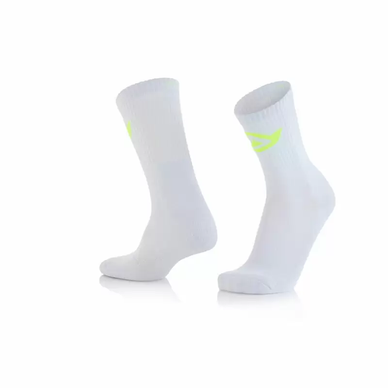 Cotton Socks White Size L/XL (42-44) - image