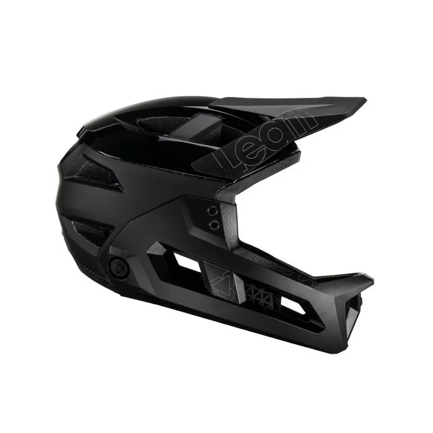 MTB Enduro 3.0 Helm, abnehmbarer Kinnschutz, 3 in 1, Schwarz, Größe M (55–59 cm) #6
