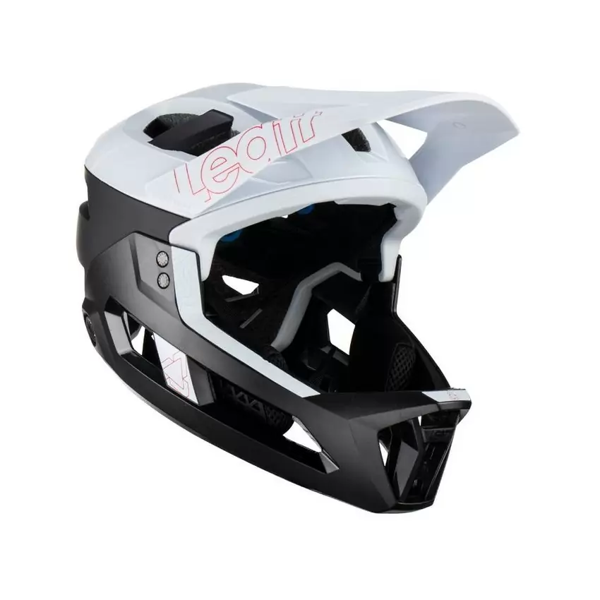 MTB Enduro 3.0 Helm, abnehmbarer Kinnschutz, 3 in 1, Weiß, Größe M (55–59 cm) #3