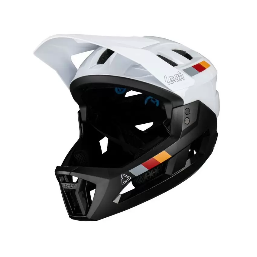 Casque cross pour enfant avec mentonnière