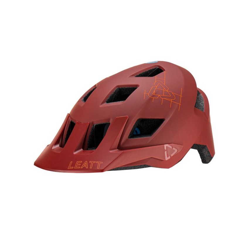 MTB Enduro Helmet Allmtn 1.0 Red Size S (51-55cm)