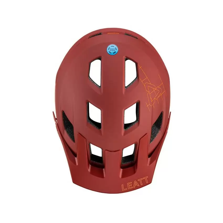 MTB Enduro Helm Allmtn 1.0 Rot Größe S (51-55cm) #5