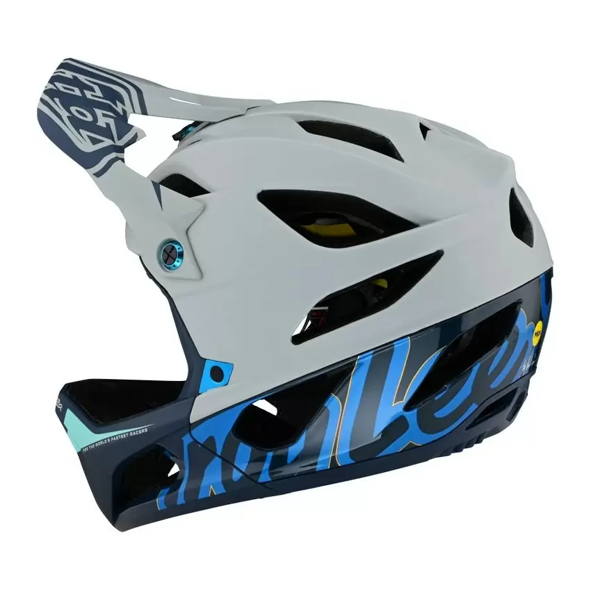 Stage Signature MTB Full Face Helmet Grey/Blue Size M/L (57-59cm) #2