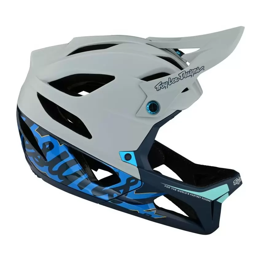 Stage Signature MTB Full Face Helmet Grey/Blue Size XL/XXL (60-63cm) #5