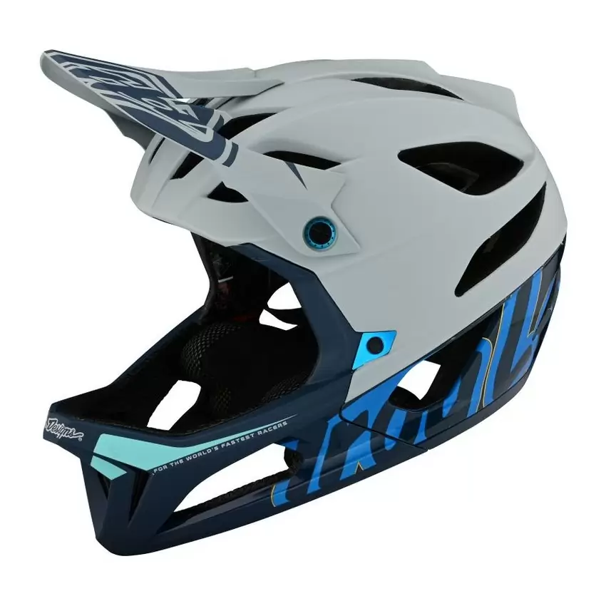 Stage Signature MTB Full Face Helmet Grey/Blue Size XS/S (54-56cm) #7