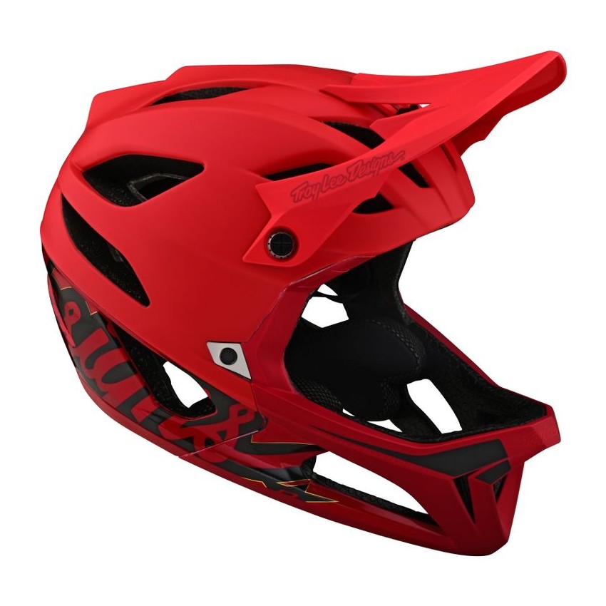 Stage Signature MTB Full Face Helmet Red Size XS/S (54-56cm)