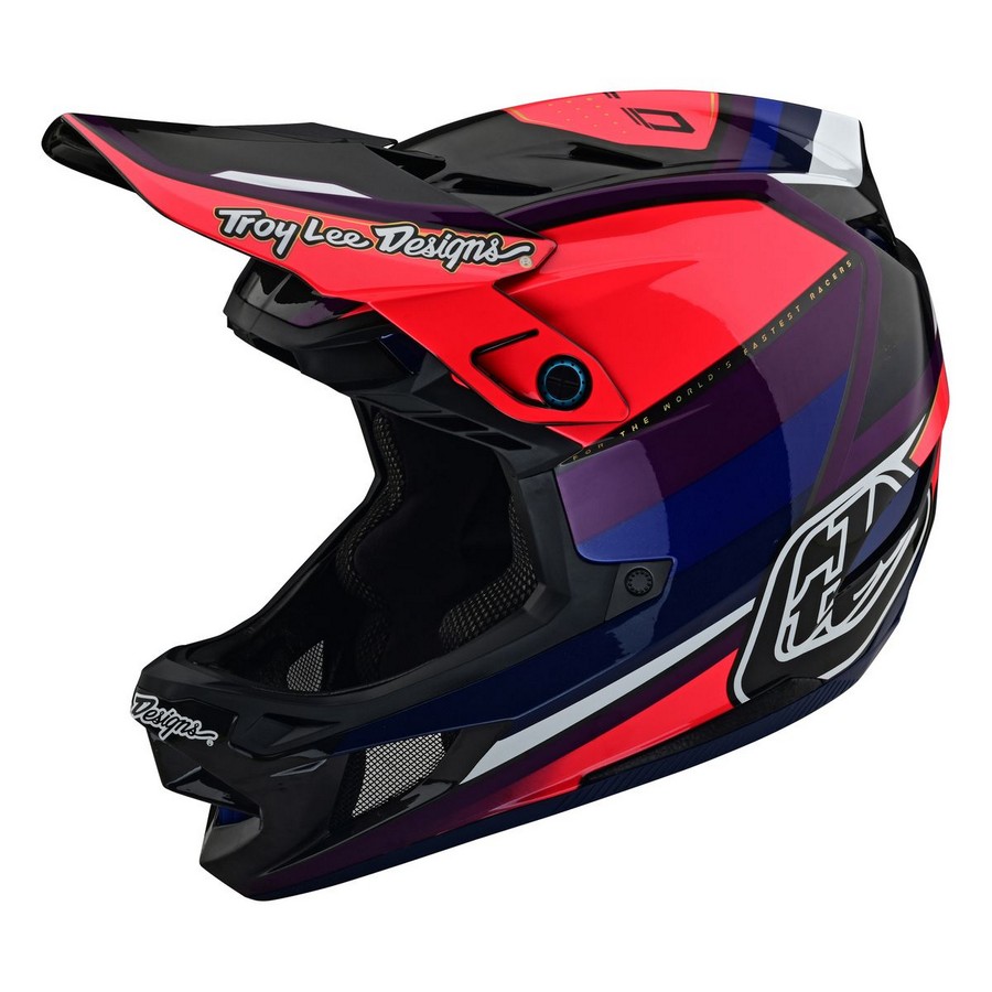 Full Face MTB Helmet D4 Reverb MIPS TeXtreme Carbon Pink/Purple Size XS (53-54cm)