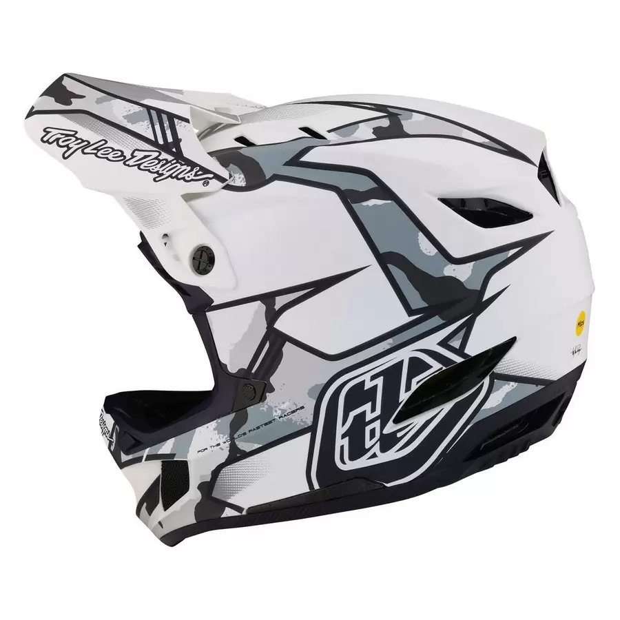 Full Face MTB Helmet D4 Composite MIPS Matrix Camo White Size S (55-56cm) #2