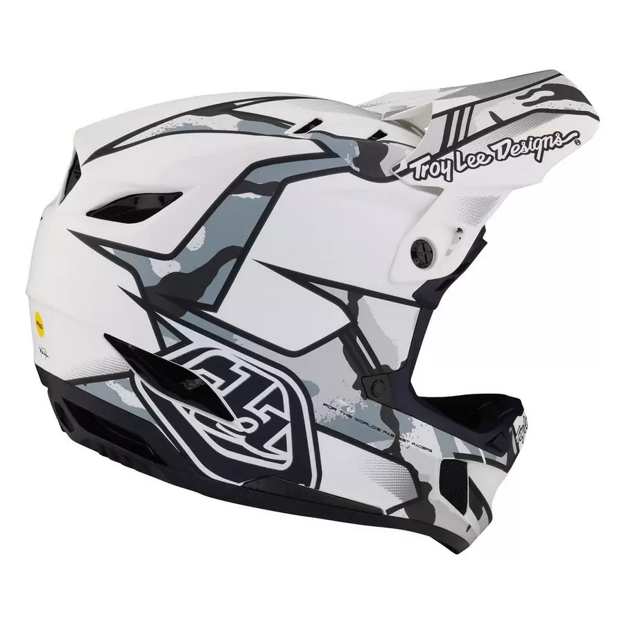 Full Face MTB Helmet D4 Composite MIPS Matrix Camo White Size S (55-56cm) #3
