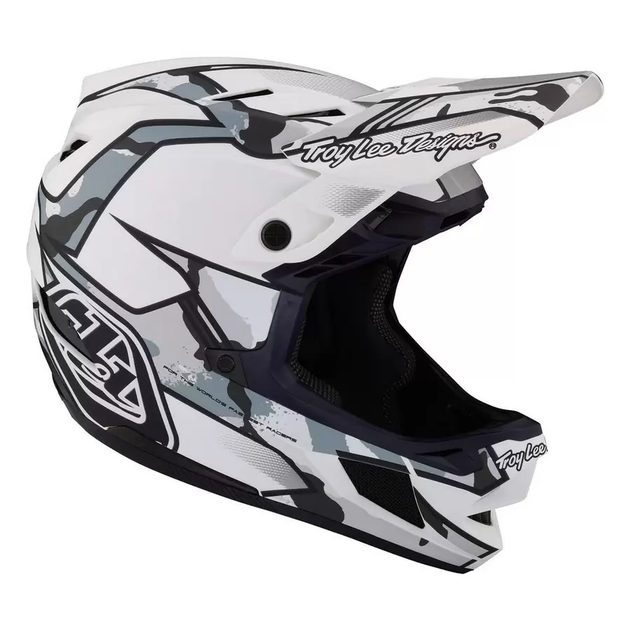 Full Face MTB Helmet D4 Composite MIPS Matrix Camo White Size S (55-56cm) #5