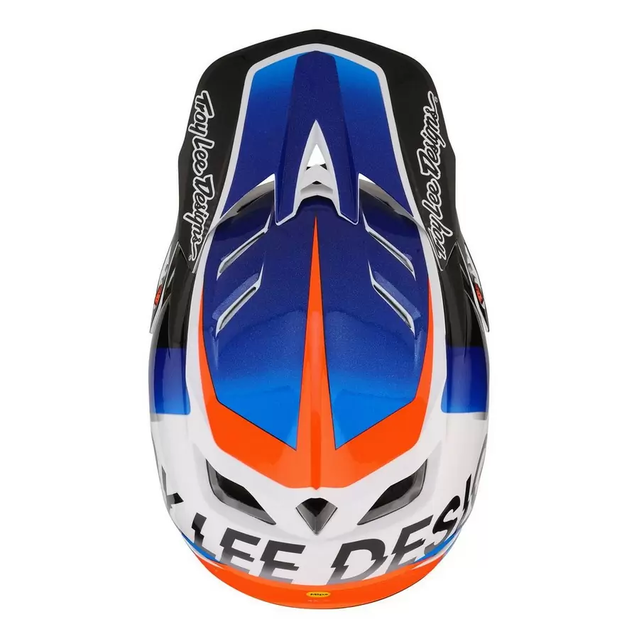 D4 Composite MIPS Qualifier Full Face MTB Helmet White/Blue Size S (55-56cm) #7
