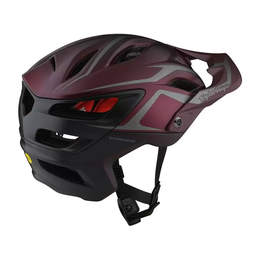 A3 JADE MIPS MTB Enduro Helmet Bordeaux Size M/L (57-59cm) #1