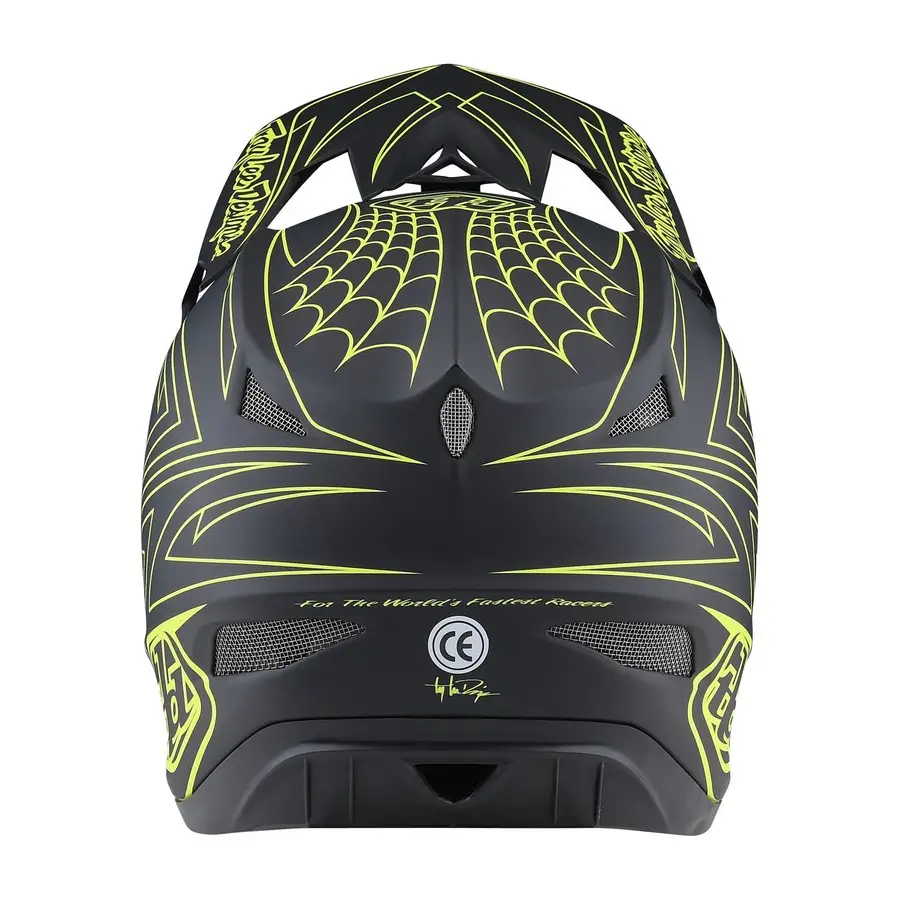 Casco MTB D3 FIBERLITE SPIDERSTRIPE in fibra di vetro e ultra ventilato giallo/grigio Taglia M #6