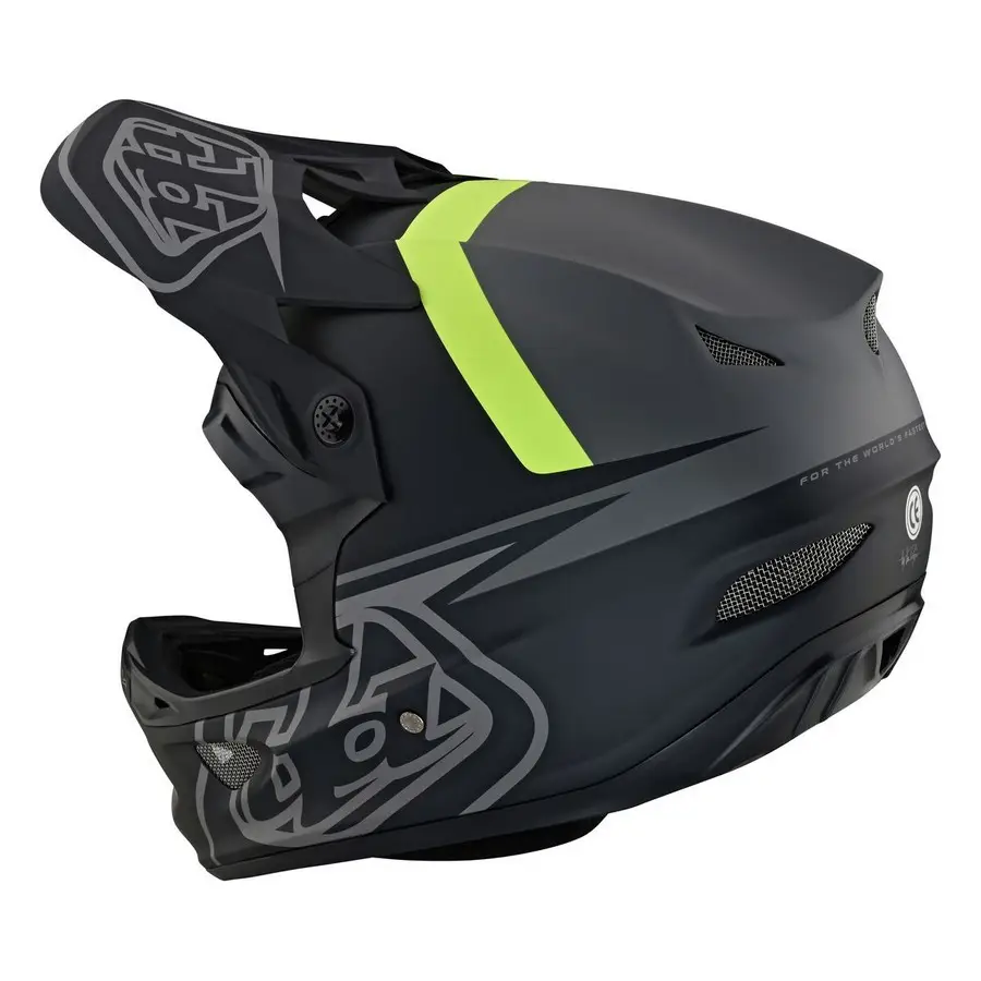 Casco MTB D3 FIBERLITE SLANT in fibra di vetro e ultra ventilato grigio Taglia M #4