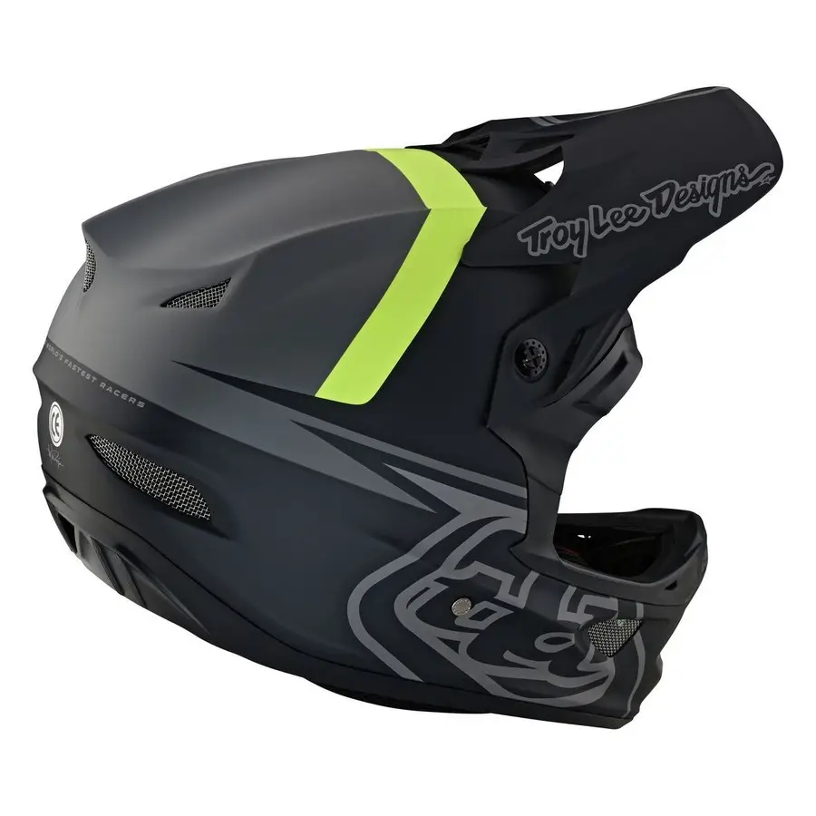 Casco MTB D3 FIBERLITE SLANT in fibra di vetro e ultra ventilato grigio Taglia M #8