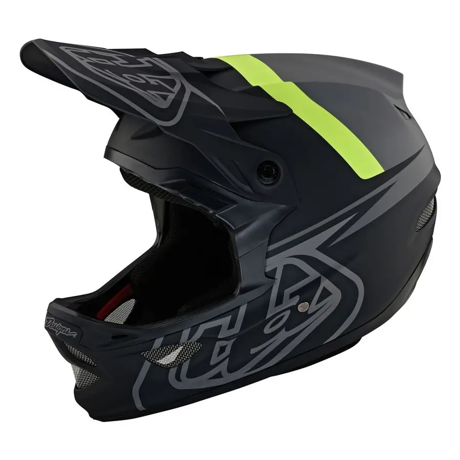 Casco MTB D3 FIBERLITE SLANT in fibra di vetro e ultra ventilato grigio Taglia M #14