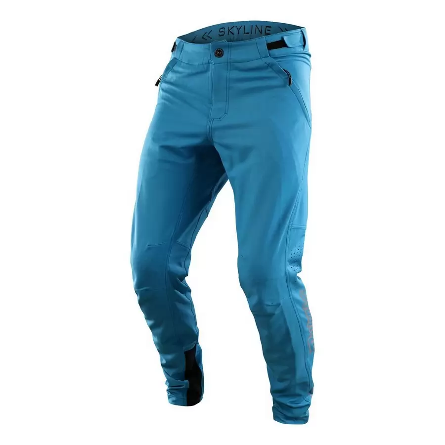 Pantaloni Lunghi MTB Skyline Pant Signature Azzurro Taglia S - image
