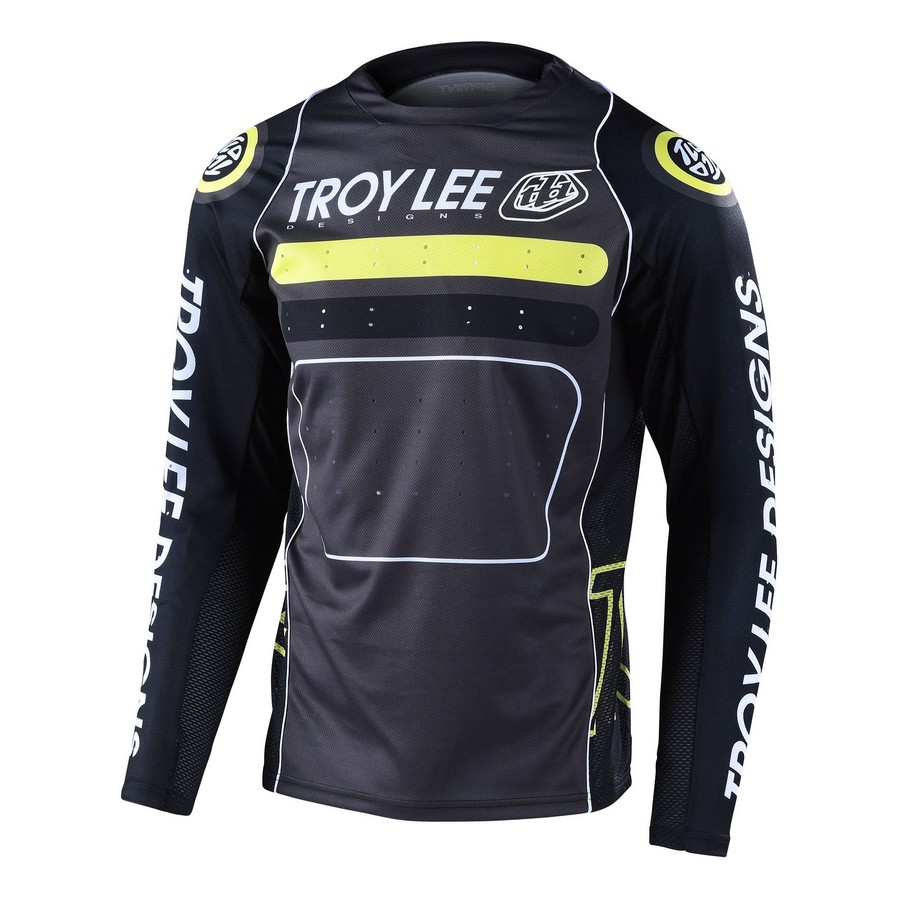 Maillot VTT Sprint Drop In Manches Longues Noir Taille S