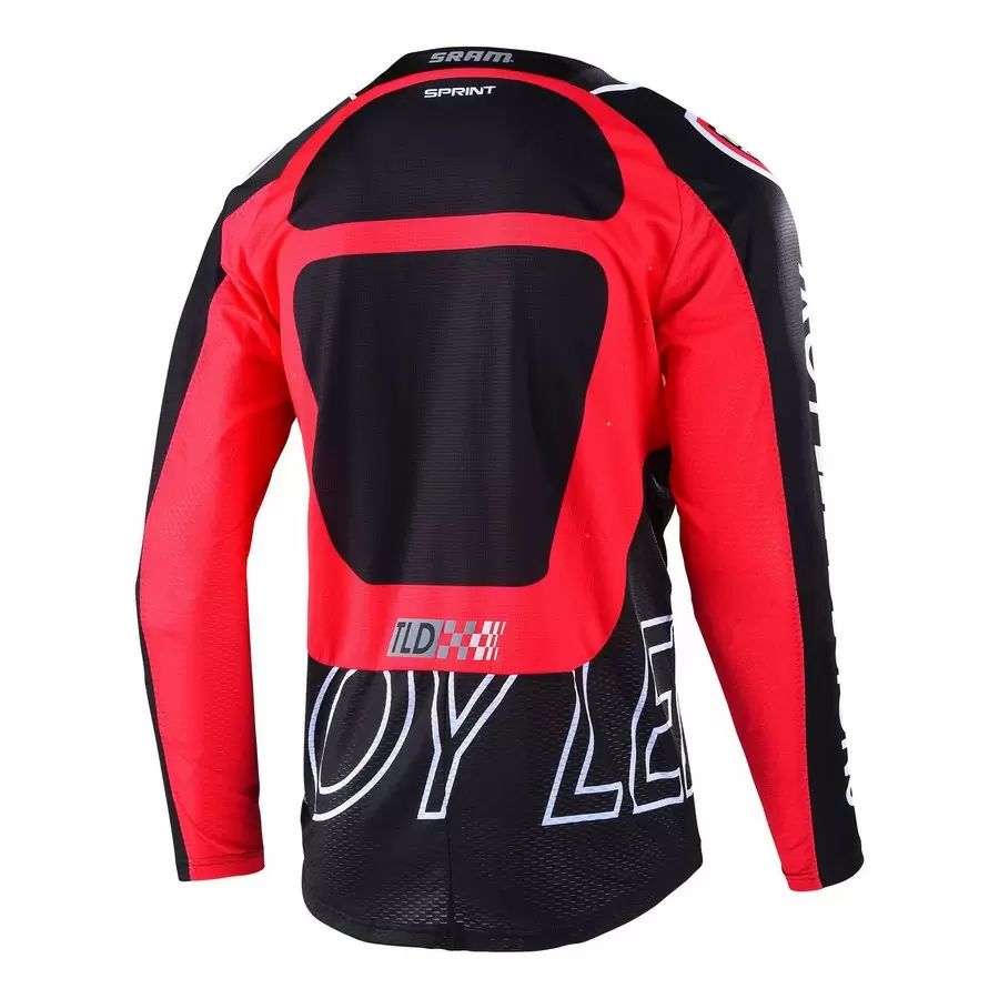 Long Sleeves MTB Sprint Drop In Jersey Sram Black/Red Size S #1