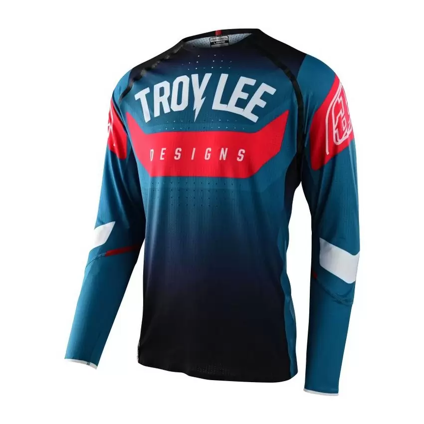 Sprint Ultra ARC Long Sleeve MTB Jersey Blue/Red Size S - image