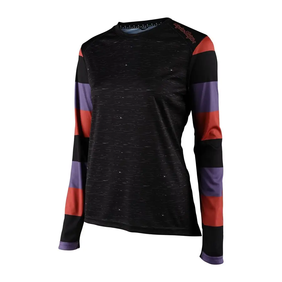 Maglia MTB LILIUM RUGBY a maniche lunghe elastica e traspirante da donna nero Taglia XS - image