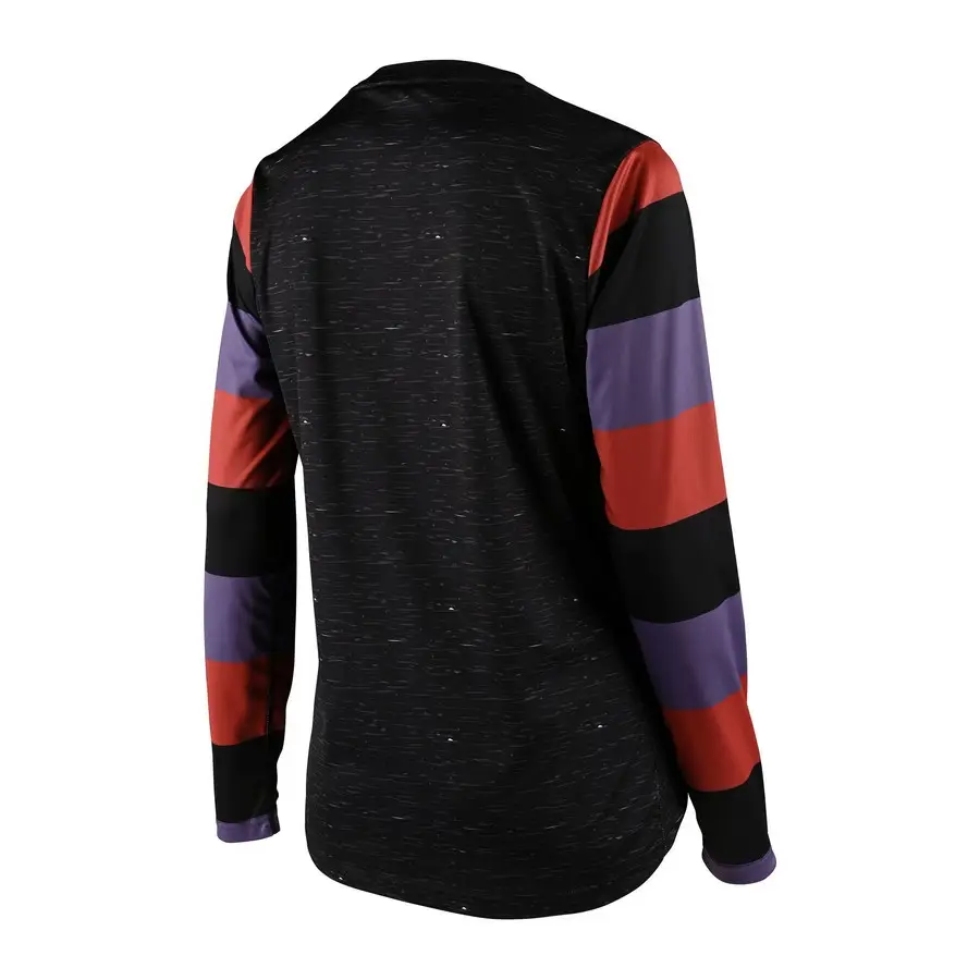 Maglia MTB LILIUM RUGBY a maniche lunghe elastica e traspirante da donna nero Taglia XS #2