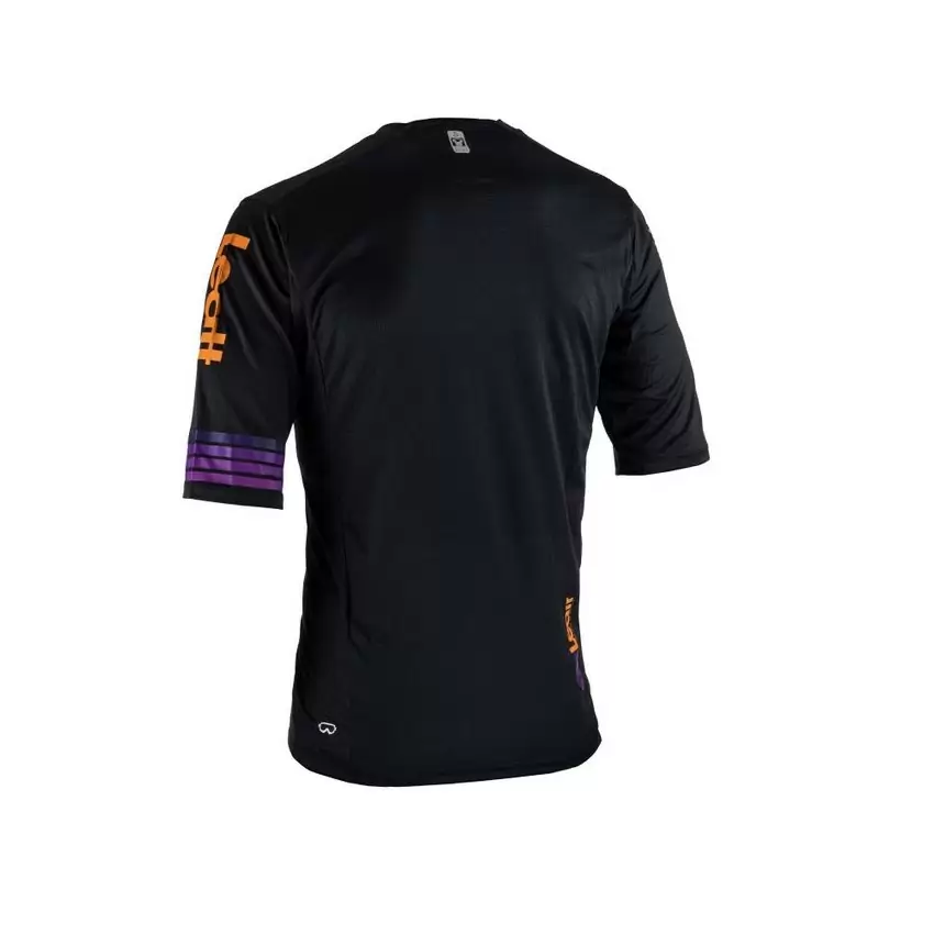 Camisa mangas 3/4 MTB Enduro 3.0 preto/laranja tamanho S #3