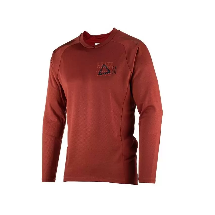 MTB 5.0 AllMtn Lava Winter Long Sleeve Jersey Red Size XS - image