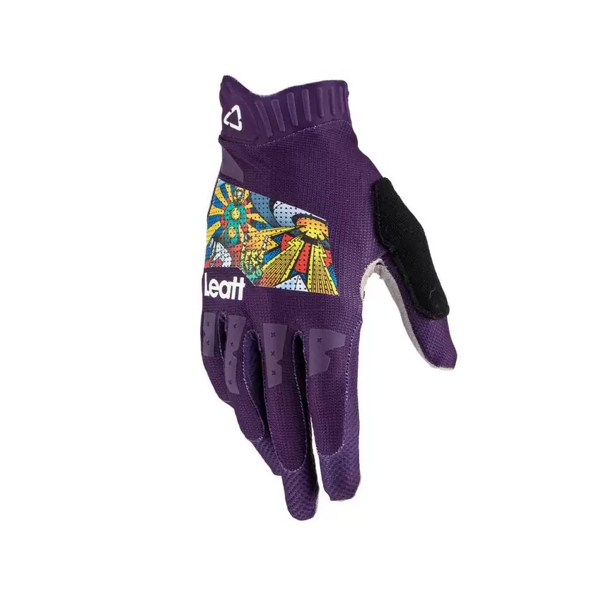 MTB Gloves 2.0 X-Flow Purple size XL #3
