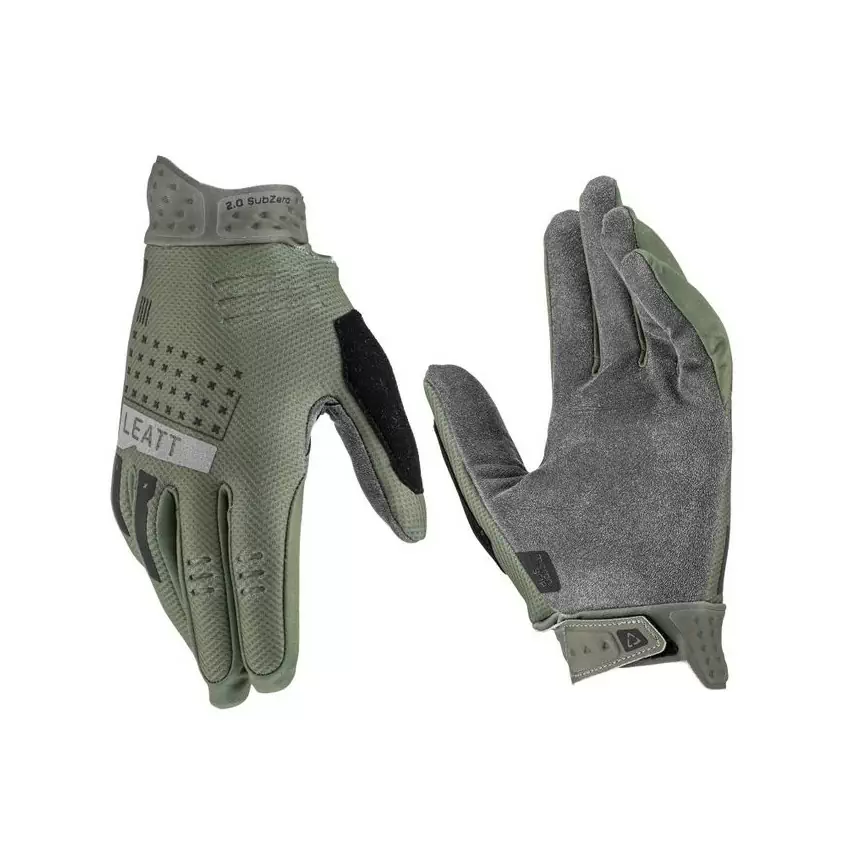 Guanti Invernali Glove MTB 2.0 Subzero Verde Militare Taglia S - image