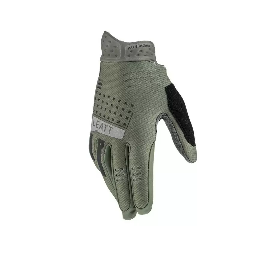 Guanti Invernali Glove MTB 2.0 Subzero Verde Militare Taglia S #4