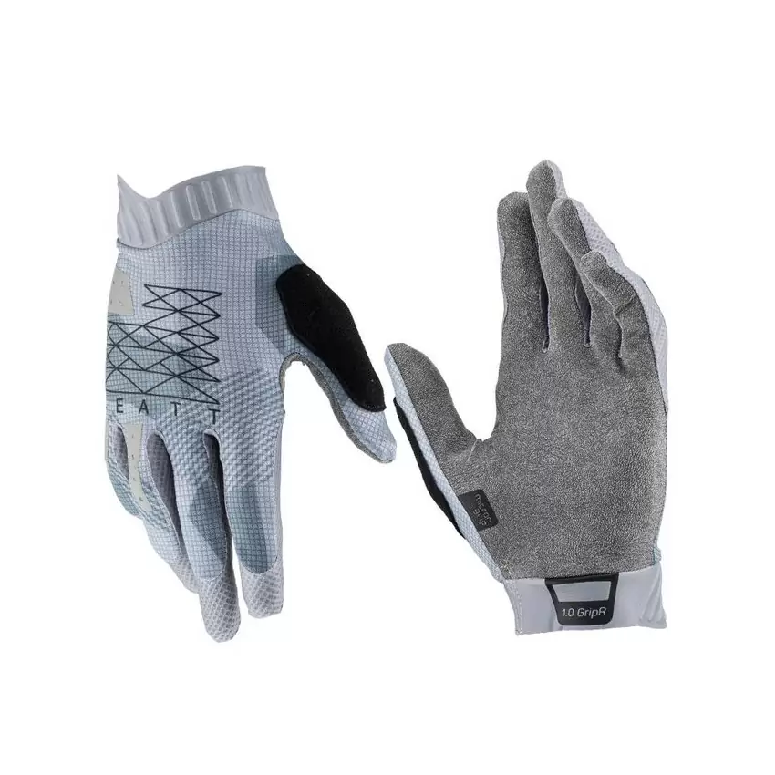 MTB Gloves 1.0 GripR Light Gray Size S - image