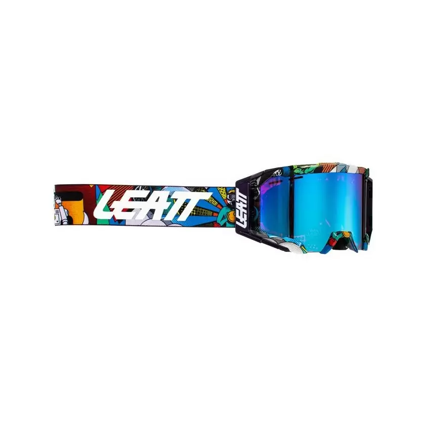 Maschera MTB Velocity 5.0 Iriz Lente Blu A Specchio - image