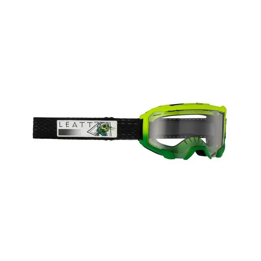 Velocity 4.0 MTB Goggle Black/Green Transparent Lens - image