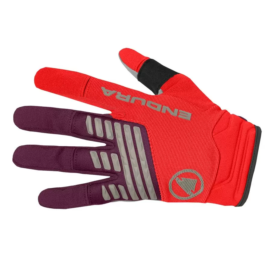 MTB-Handschuhe SingleTrack Glove Granatapfel Größe L - image