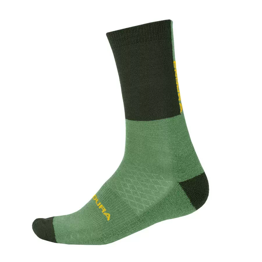 Meias BaaBaa Merino Winter Sock (Pacote Individual) Garrafa Verde tamanho L/XL - image