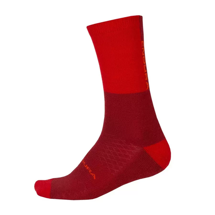 Chaussettes BaaBaa Merino Winter Sock (Single Pack) Rust Red taille L/XL - image