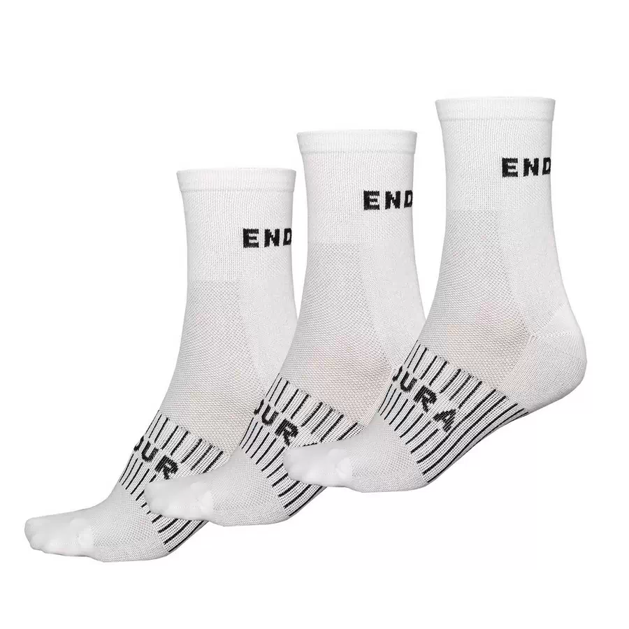 Calcetines Coolmax Race Sock (Triple Pack) Blanco talla L/XL Endura M