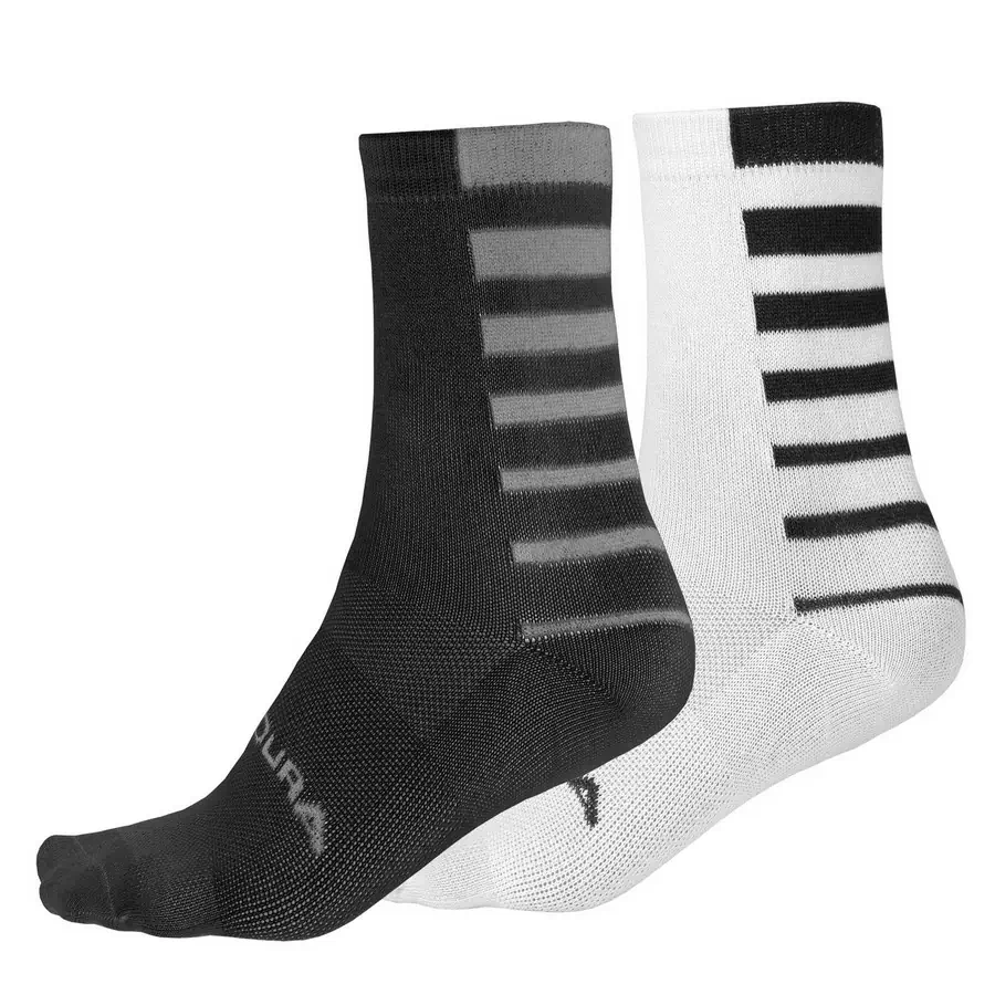 Socks Coolmax Stripe Socks (Double Pack) Black size S/M - image