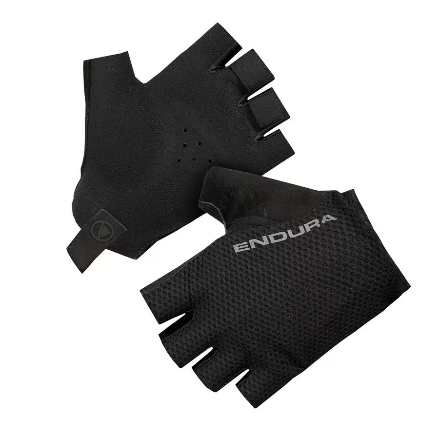 Rennrad-Handschuhe EGM Mitt Black Größe M - image