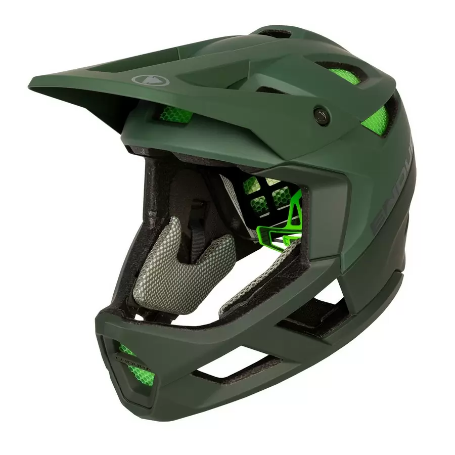 Full Helmet MT500 Full Face MIPS Helmet Forest Green size L/XL (58-63cm) - image