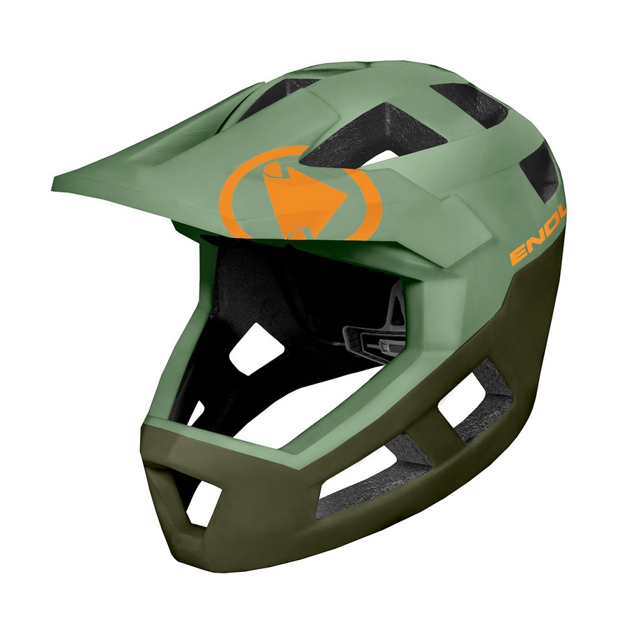 Casco discount integral verde