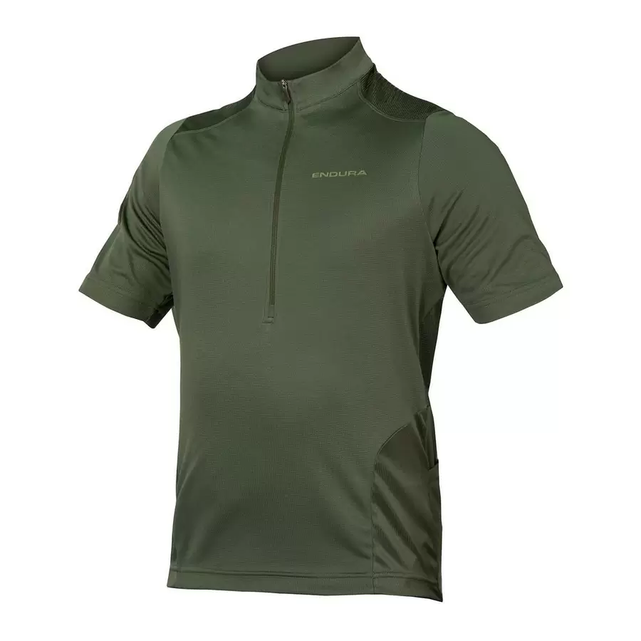 Maglia a Manica Corta Hummvee S/S Jersey Forest Green taglia XS - image