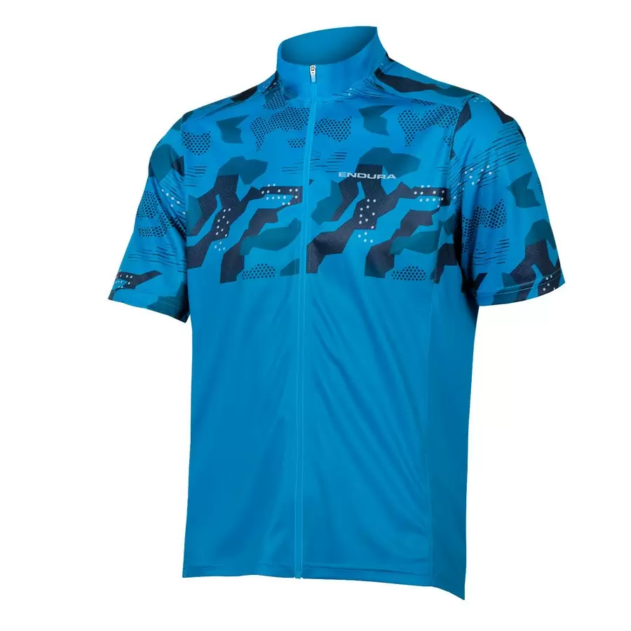 Maglia a Manica Corta Hummvee Ray S/S Jersey Electric Blue taglia M - image