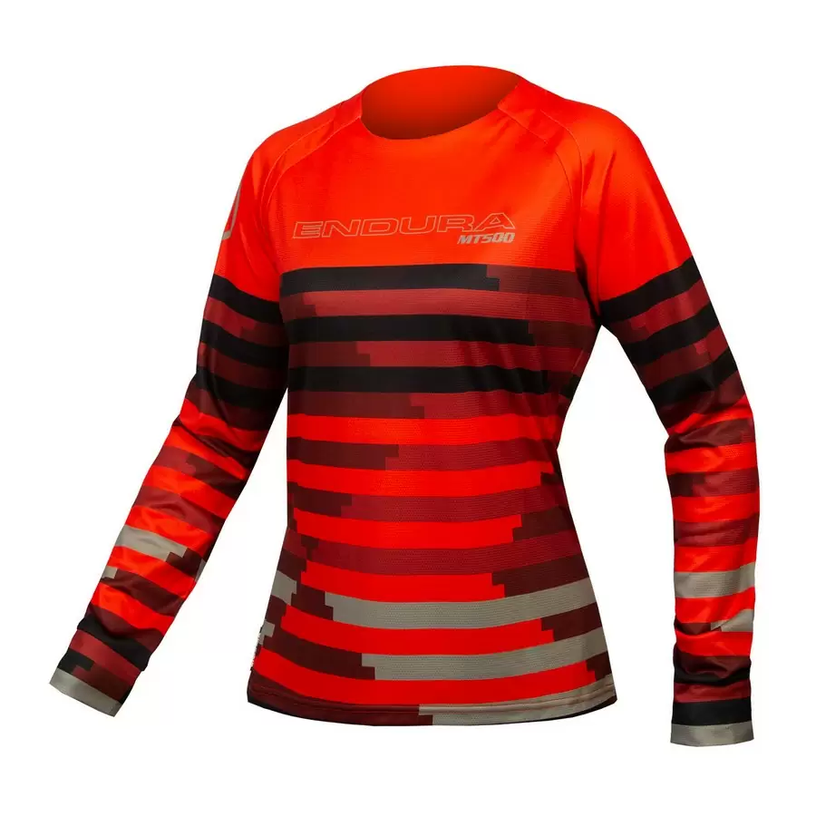 MT500 Supercraft L/S Tee Damen Langarmshirt Rot Größe XS - image