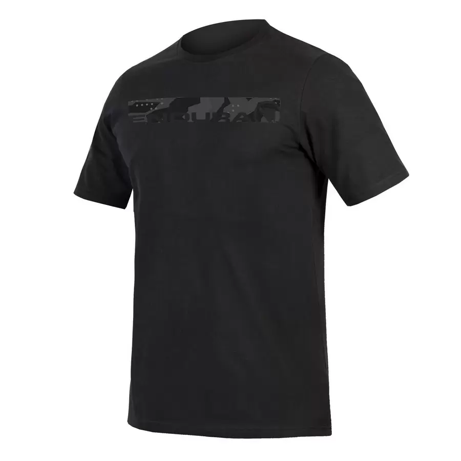 T-Shirt One Clan Organic Tee Camo Noir taille XL - image